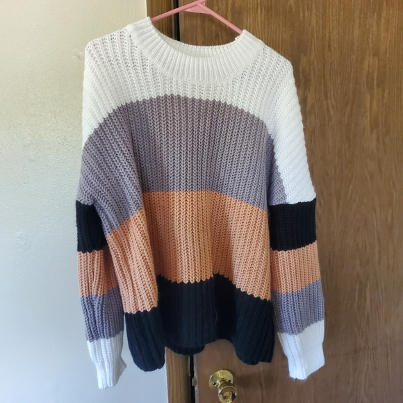 Colorblock striped sweater - Picture 5 of 5